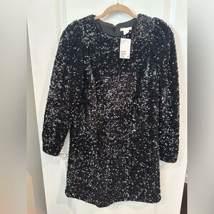 H&M sequined dress. Fully lined including sleeves.